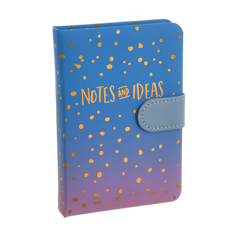 A5 notebook with magnetic lock