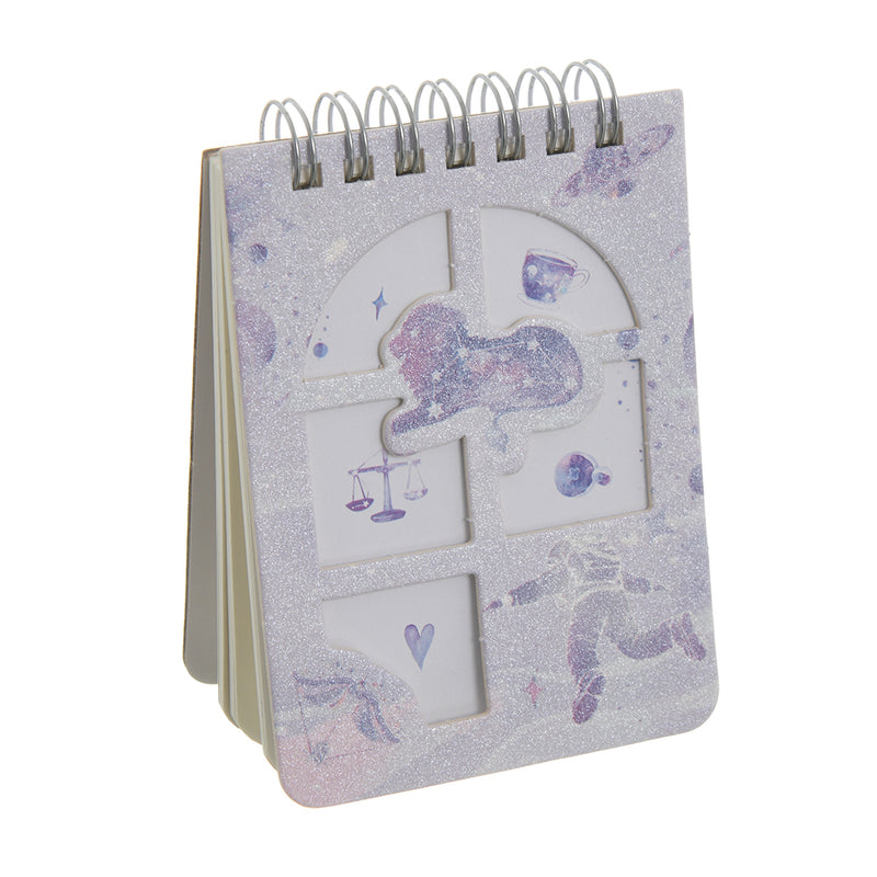 Purple wire notebook A7