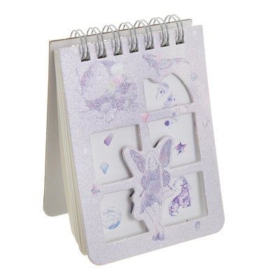 Purple wire notebook A7