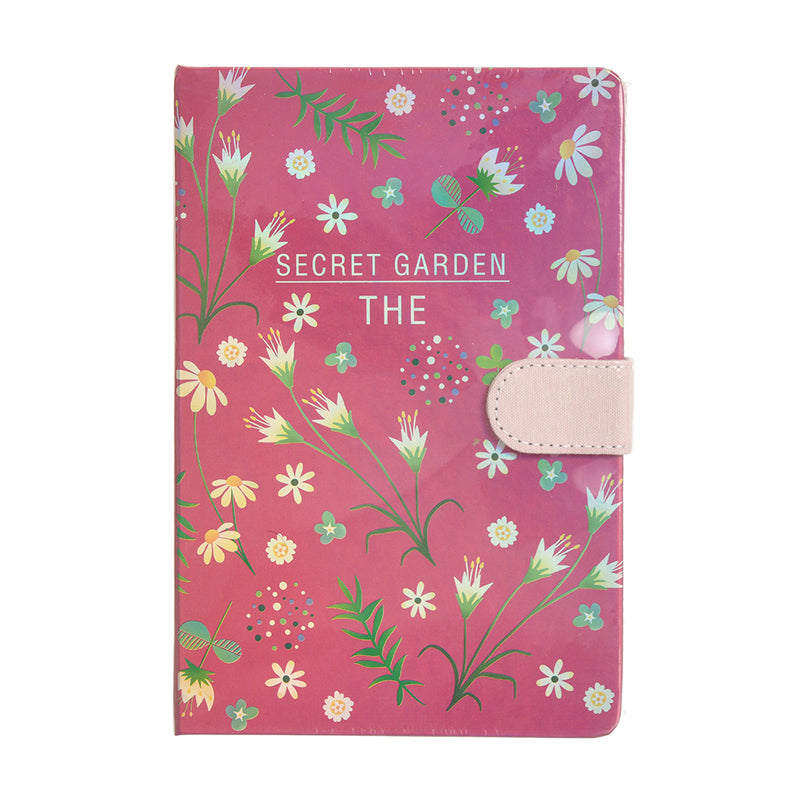 A6 notebook with magnetic lock