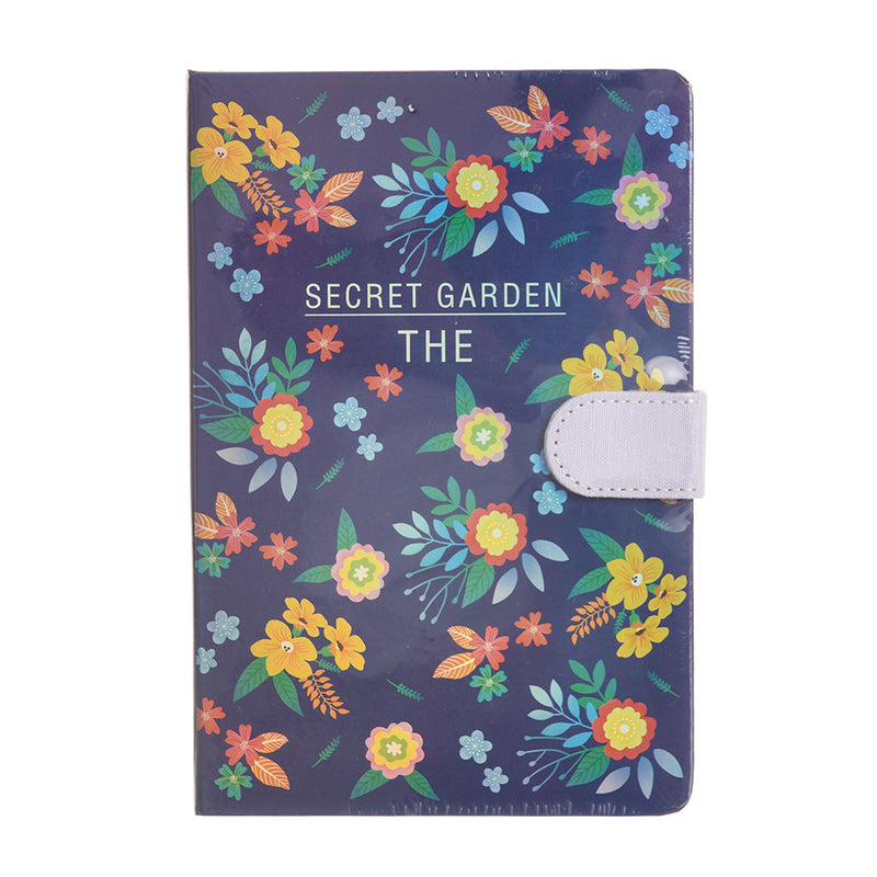 A6 notebook with magnetic lock