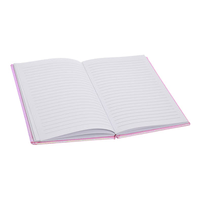 Unicorn notebook, pink leather