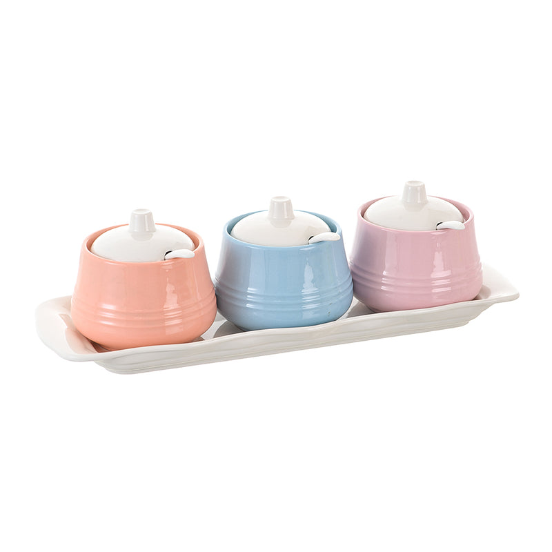 Porcelain spice set