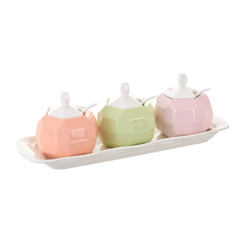 Porcelain spice set