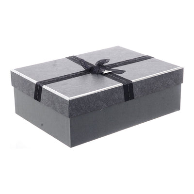 Large gift box of different sizes, gray