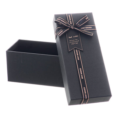 Black rectangular gift box