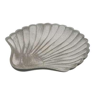 Style snack plate in the shape of a shell