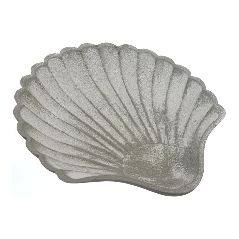 Style snack plate in the shape of a shell