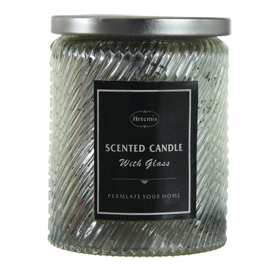 Scented candle + jar size 8.5 x 6 cm