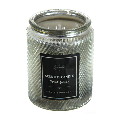 Scented candle + jar size 8.5 x 6 cm