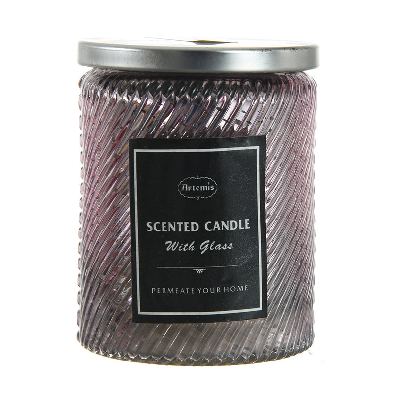 Scented candle + jar size 8.5 x 6 cm