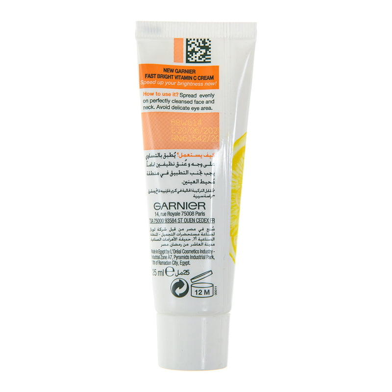 Garnier Fast Bright Day Cream with Vitamin C and Lemon 25ml