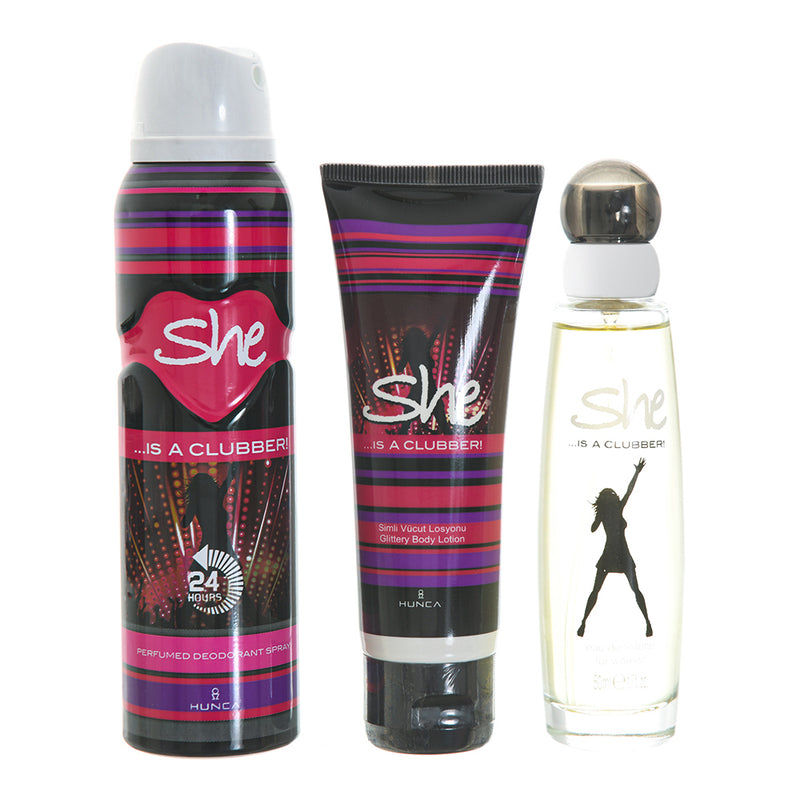 She Clapper perfume set for women