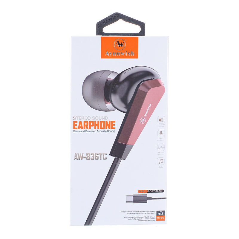 AW-836TC earphones