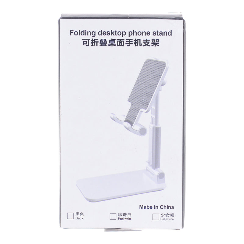 Black foldable desktop phone holder