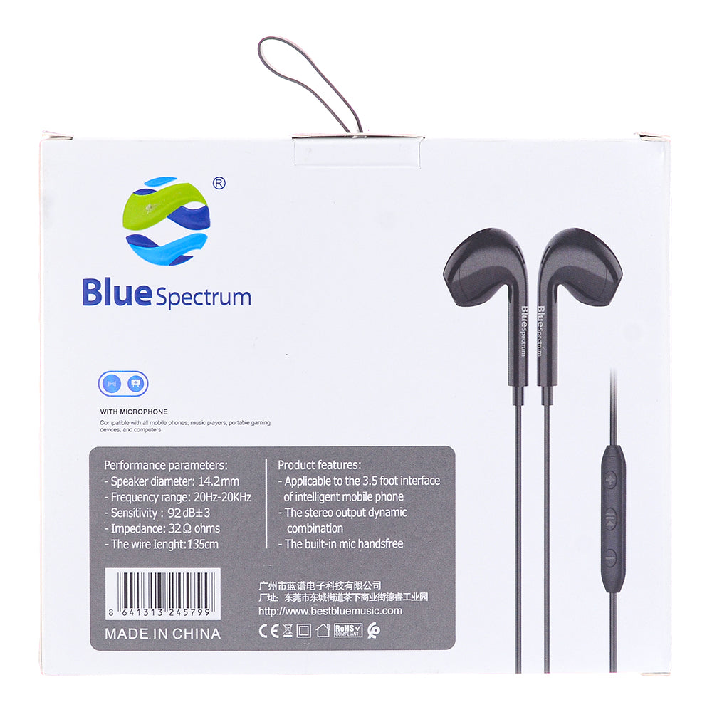 Blue Spectrum Wired Headphone M18