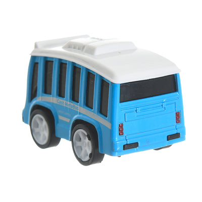 Blue minibus