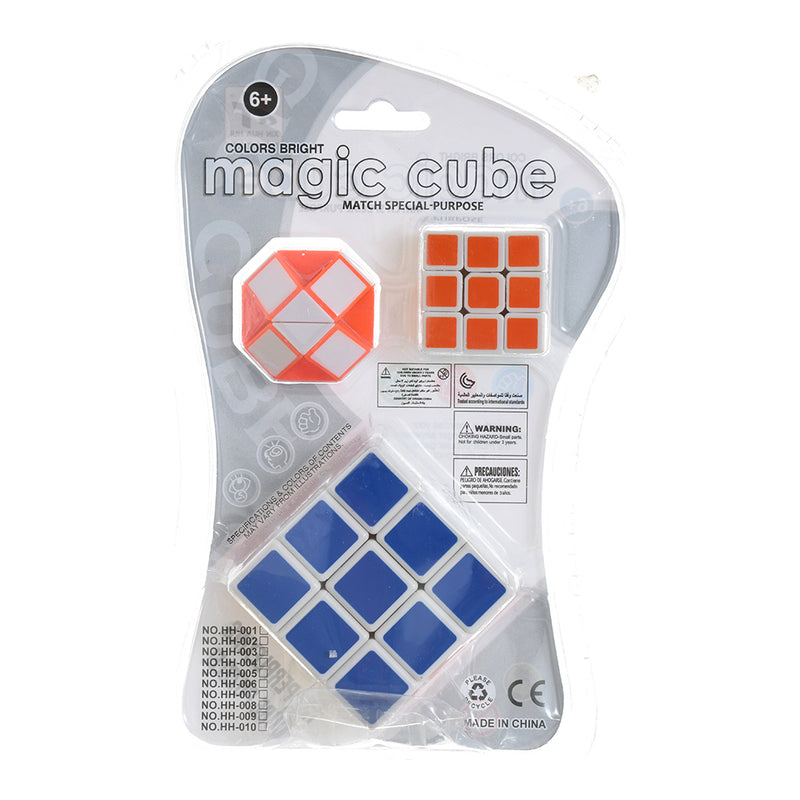 Magic cube different colors