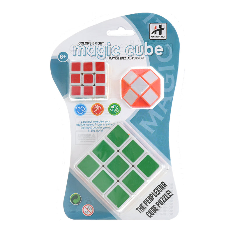 Magic cube different colors