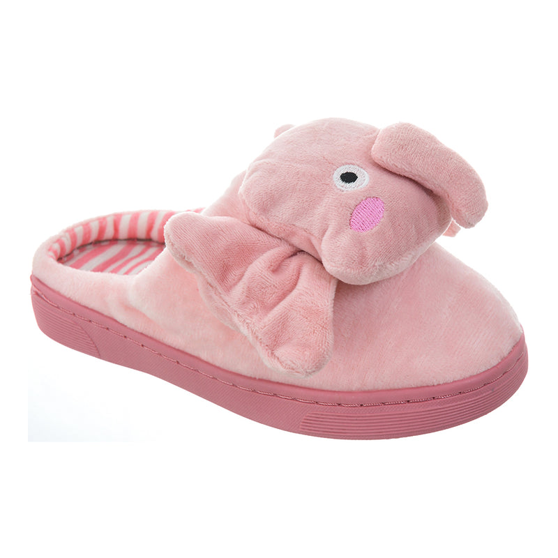 LADY Closed Winter Cloak Children Plush Elephant Pink