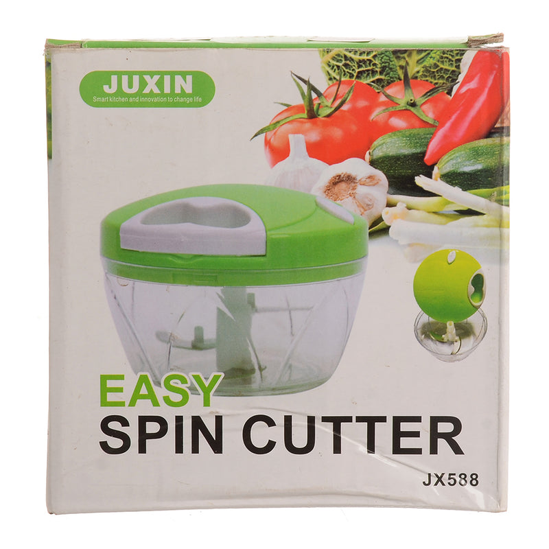 Juxin Easy Rotating Vegetable Slicer Green 420ml 12.5 x 8.3cm