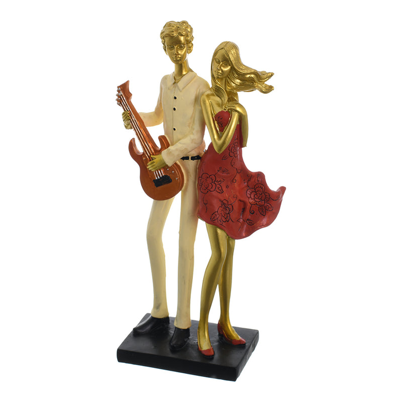 Decorative statue in the shape of a guitar player, 30 cm