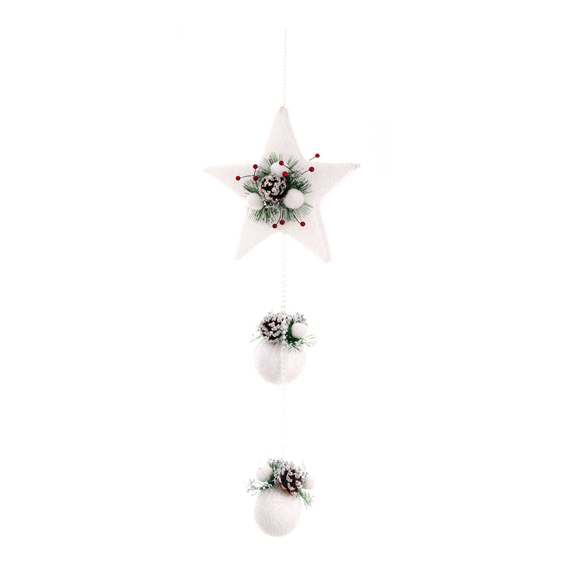 White star-shaped Christmas decoration