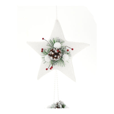 White star-shaped Christmas decoration