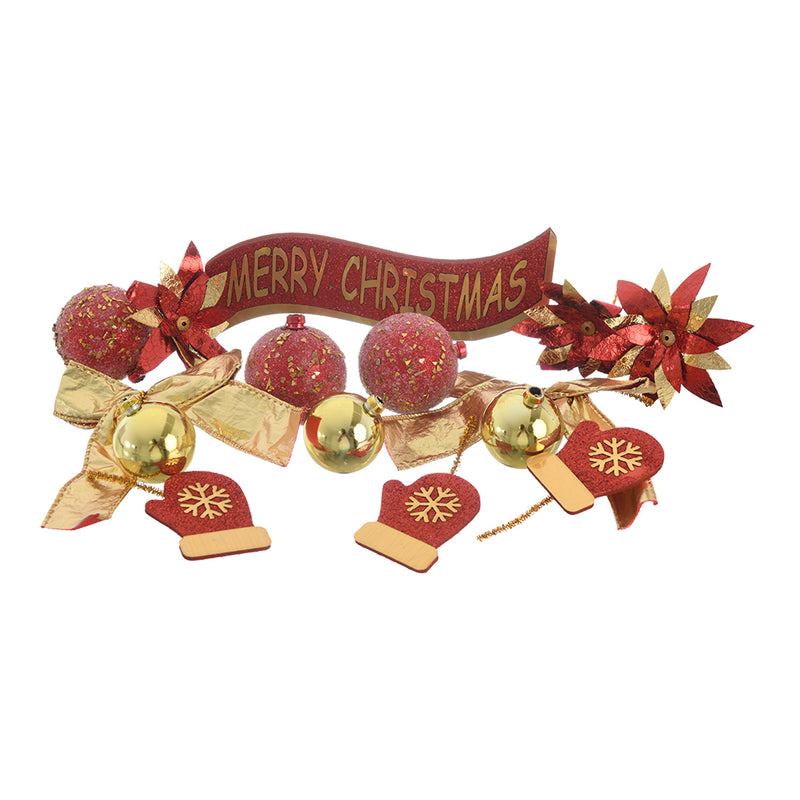 Christmas tree decoration, red * gold