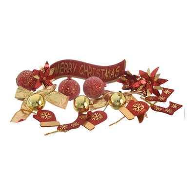 Christmas tree decoration, red * gold