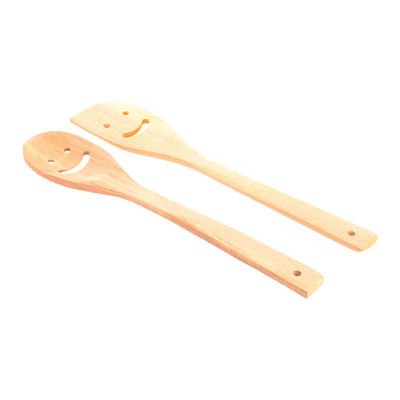 Smile wooden distribution set, 2 pieces, wooden color, 30 cm