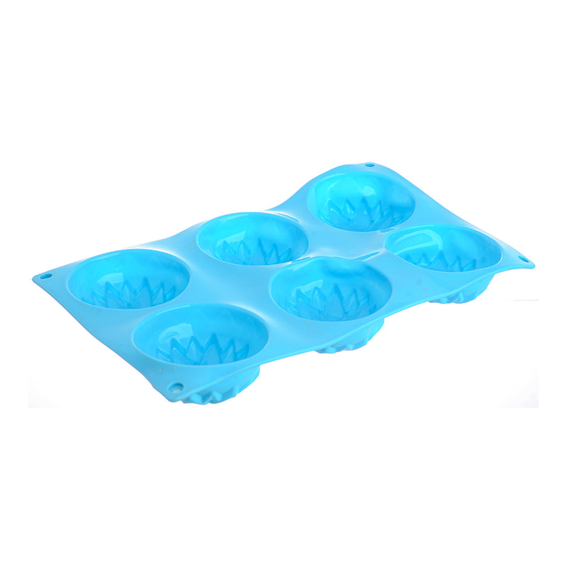 Silicone Baking Cupcake Molds 6 Cup Silicone Flower Shape