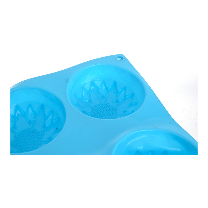 Silicone Baking Cupcake Molds 6 Cup Silicone Flower Shape