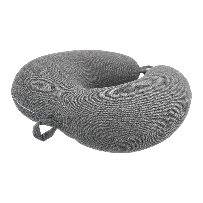 Travel neck pillow, plain fabric cover, U-shaped