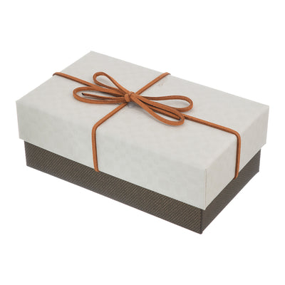 Rectangular gift box made of fabric in the shape of cubes, 15 x 9 x 6 cm