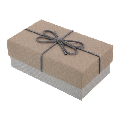 Rectangular gift box made of fabric in the shape of cubes, 15 x 9 x 6 cm