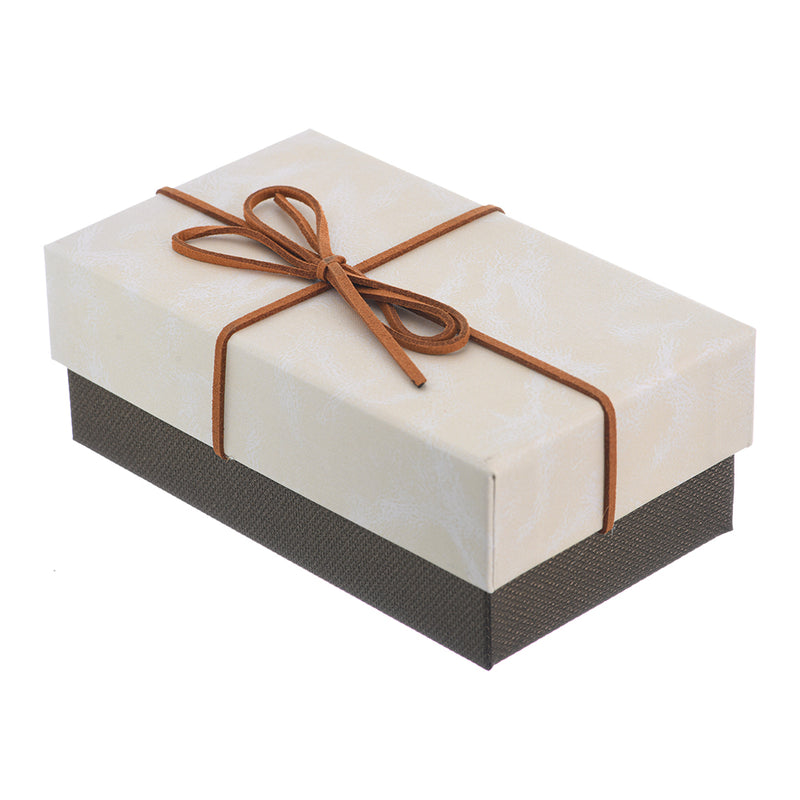 Rectangular fabric gift box, 15 x 9 x 6 cm