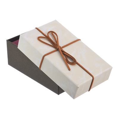 Rectangular fabric gift box, 15 x 9 x 6 cm