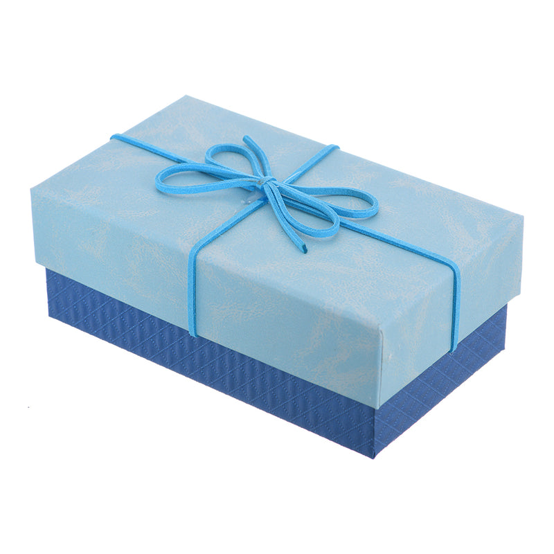 Rectangular fabric gift box, 15 x 9 x 6 cm