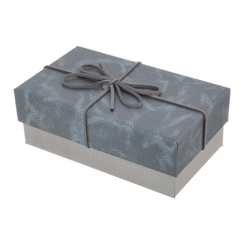 Rectangular fabric gift box, 15 x 9 x 6 cm