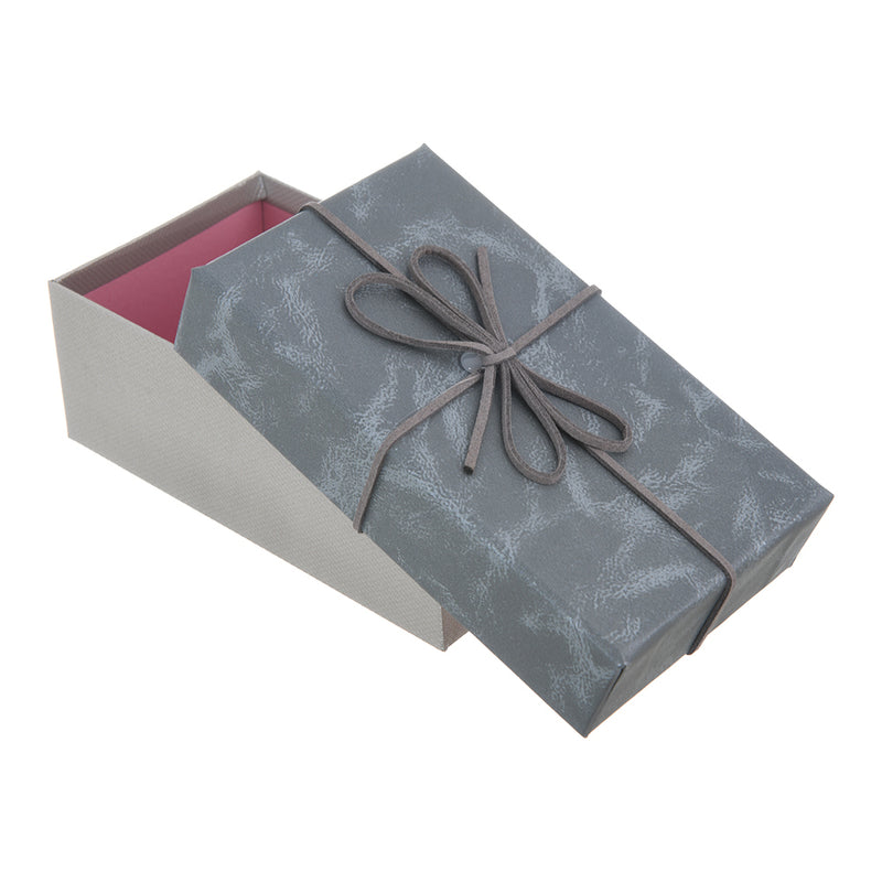 Rectangular fabric gift box, 15 x 9 x 6 cm