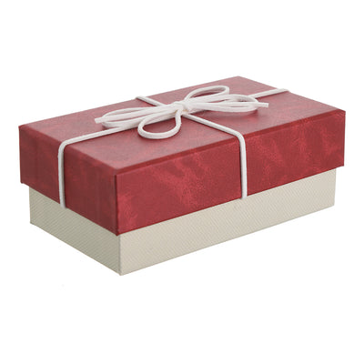 Rectangular fabric gift box, 15 x 9 x 6 cm