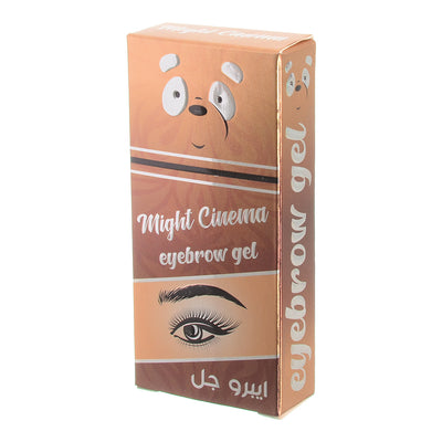 Might Cinema Eyebrow Gel Eyebrow Defining Palette - 3 shades with Might Cinema brush 6 grams