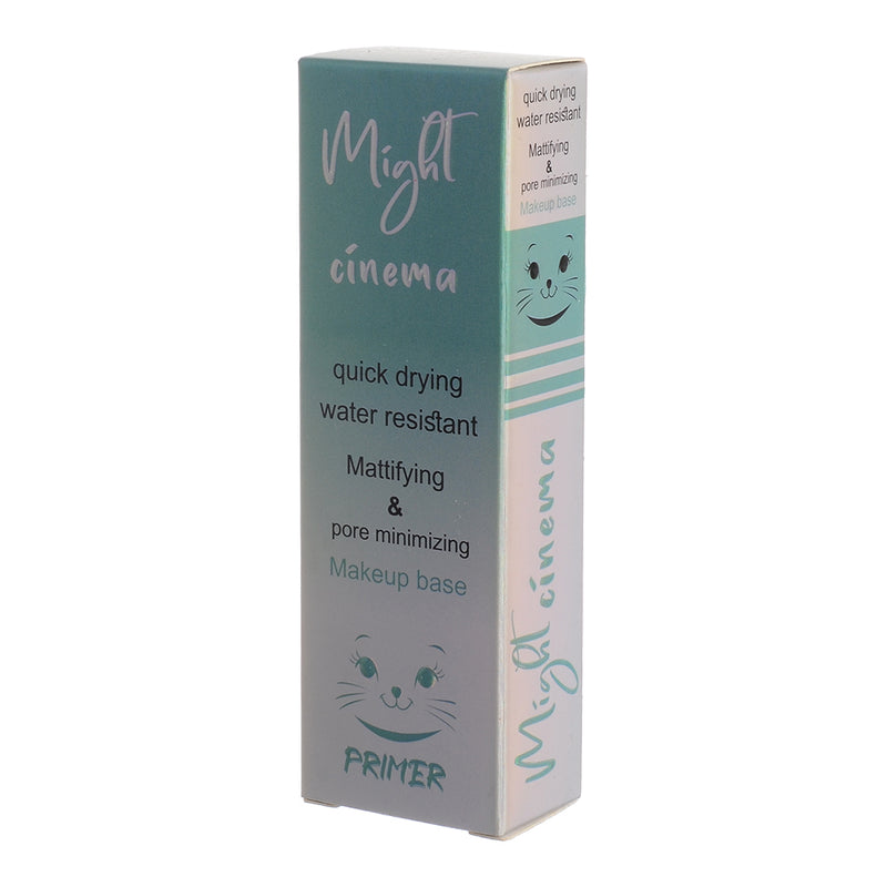 Mate Cinema Primer is quick-drying, waterproof and reduces the appearance of shine and pores