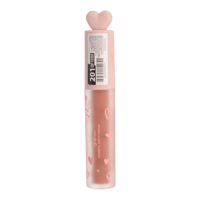 Matte liquid lipstick with heart design from Mate Cinema