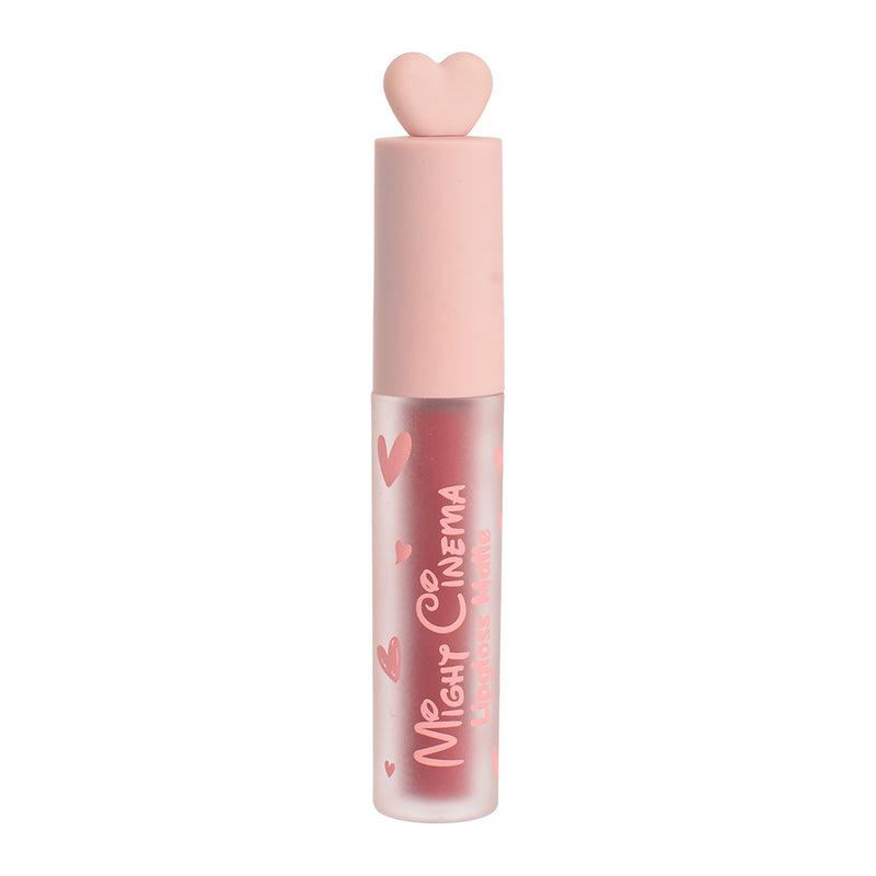 Matte liquid lipstick with heart design from Mate Cinema