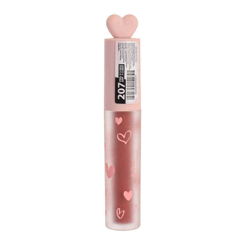 Matte liquid lipstick with heart design from Mate Cinema