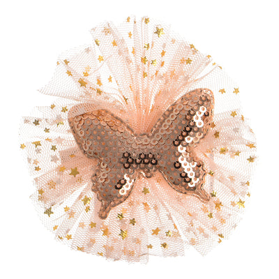 Sequin butterfly hair clip