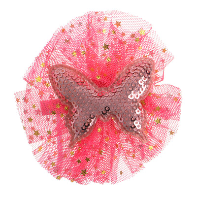 Sequin butterfly hair clip