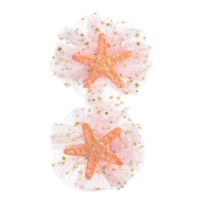 Star hair clip set, 2 pieces, for children